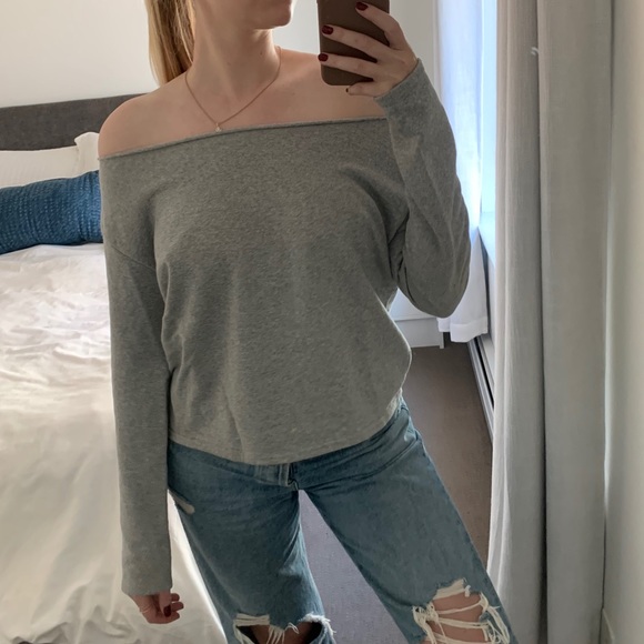 Misguided grey off the shoulder sweater - Picture 6 of 6
